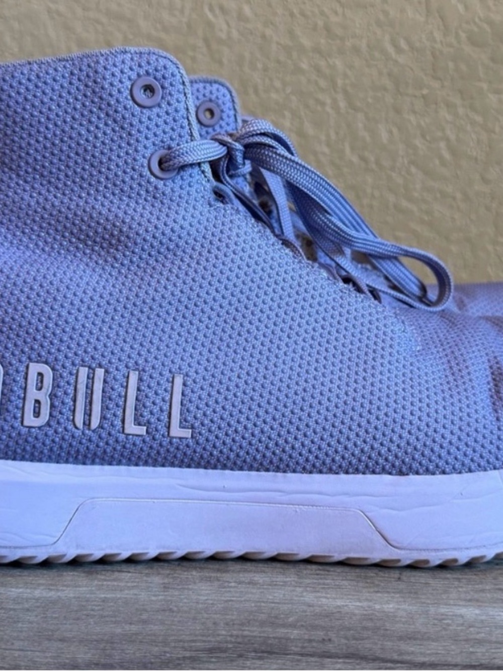 NOBULL Lavender Mesh High-Top Trainers